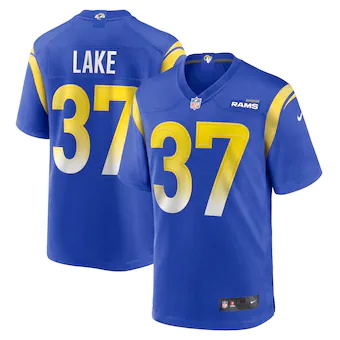 mens nike quentin lake royal los angeles rams game player j